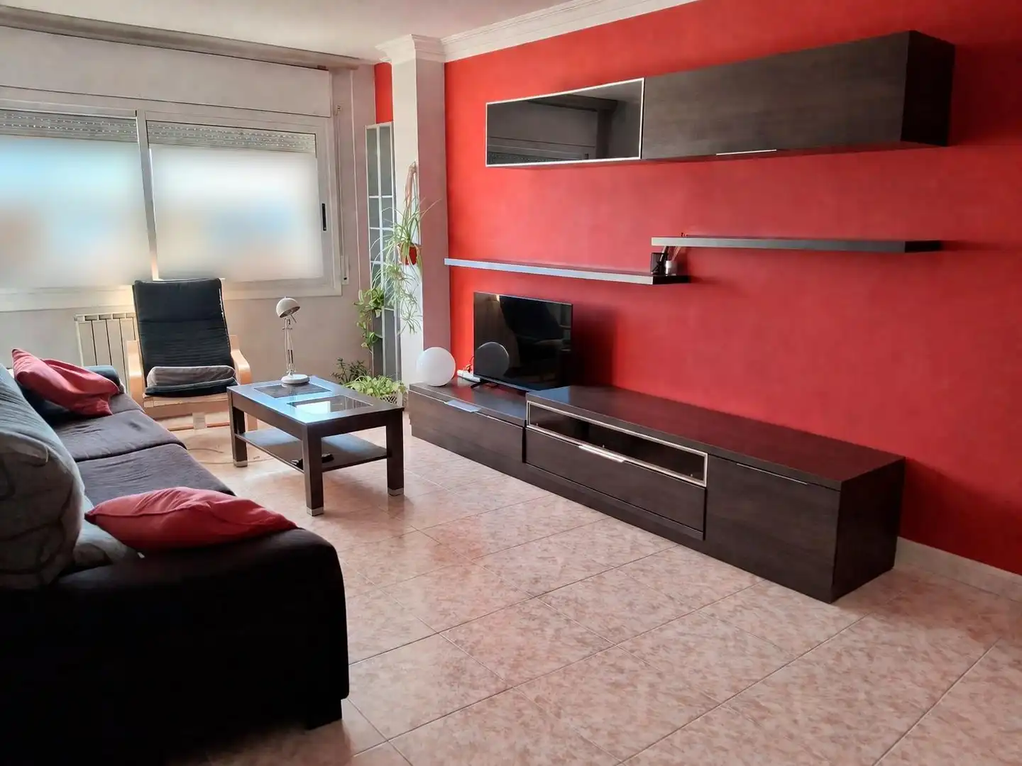 Sala de estar de Piso en venta en Mataró