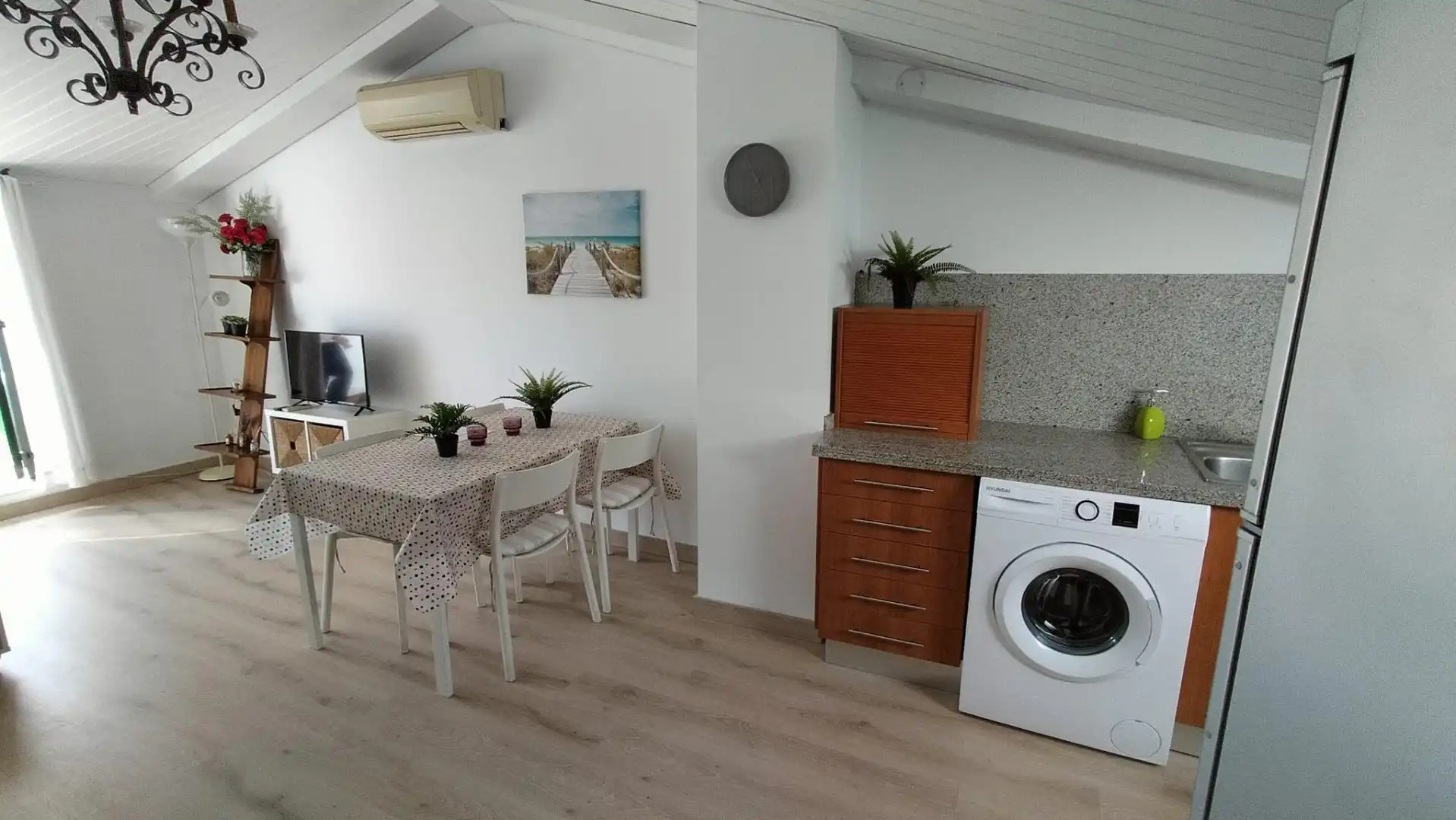 Kitchen of Attic for rent in Málaga  with Air Conditioner, Heating and Terrace