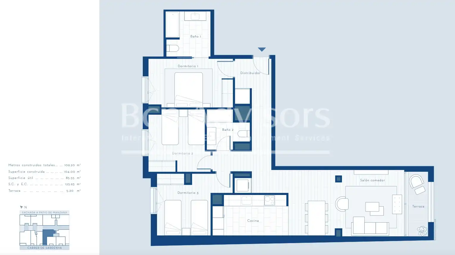 Piso con ascensor en venta en Carrer de Sardenya, imagen 45