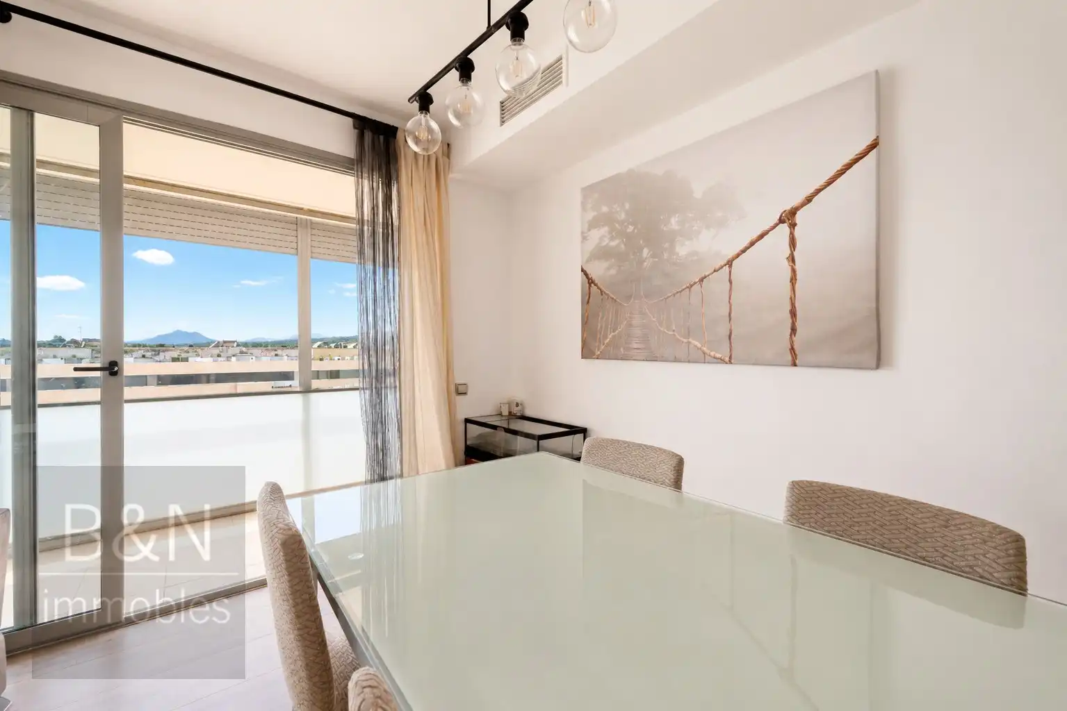 Dining room of Flat for sale in Terrassa  with Air Conditioner, Heating and Terrace