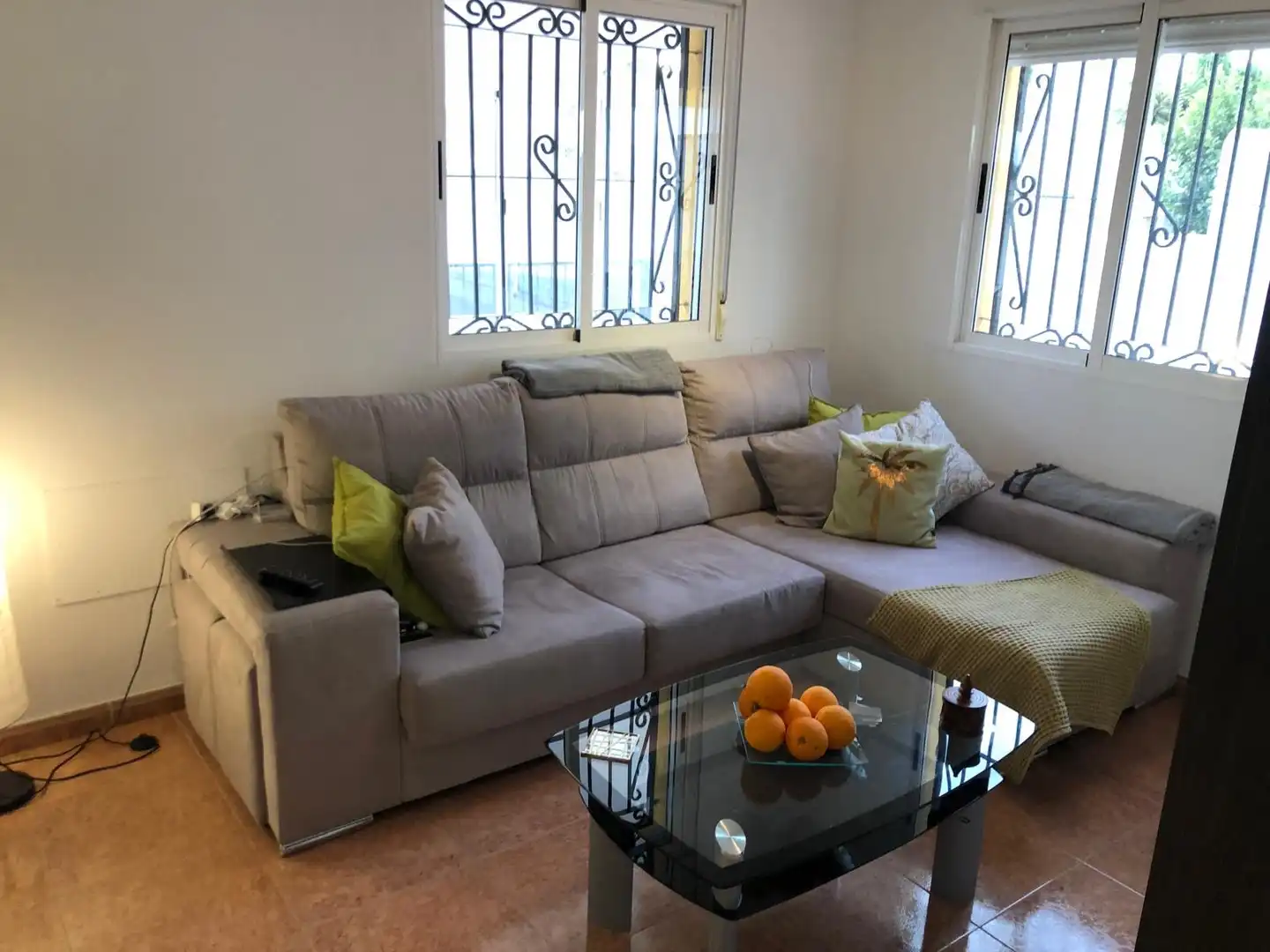 Wohnzimmer von Haus oder Chalet zur Miete in Orihuela mit Klimaanlage, Heizung und Terrasse