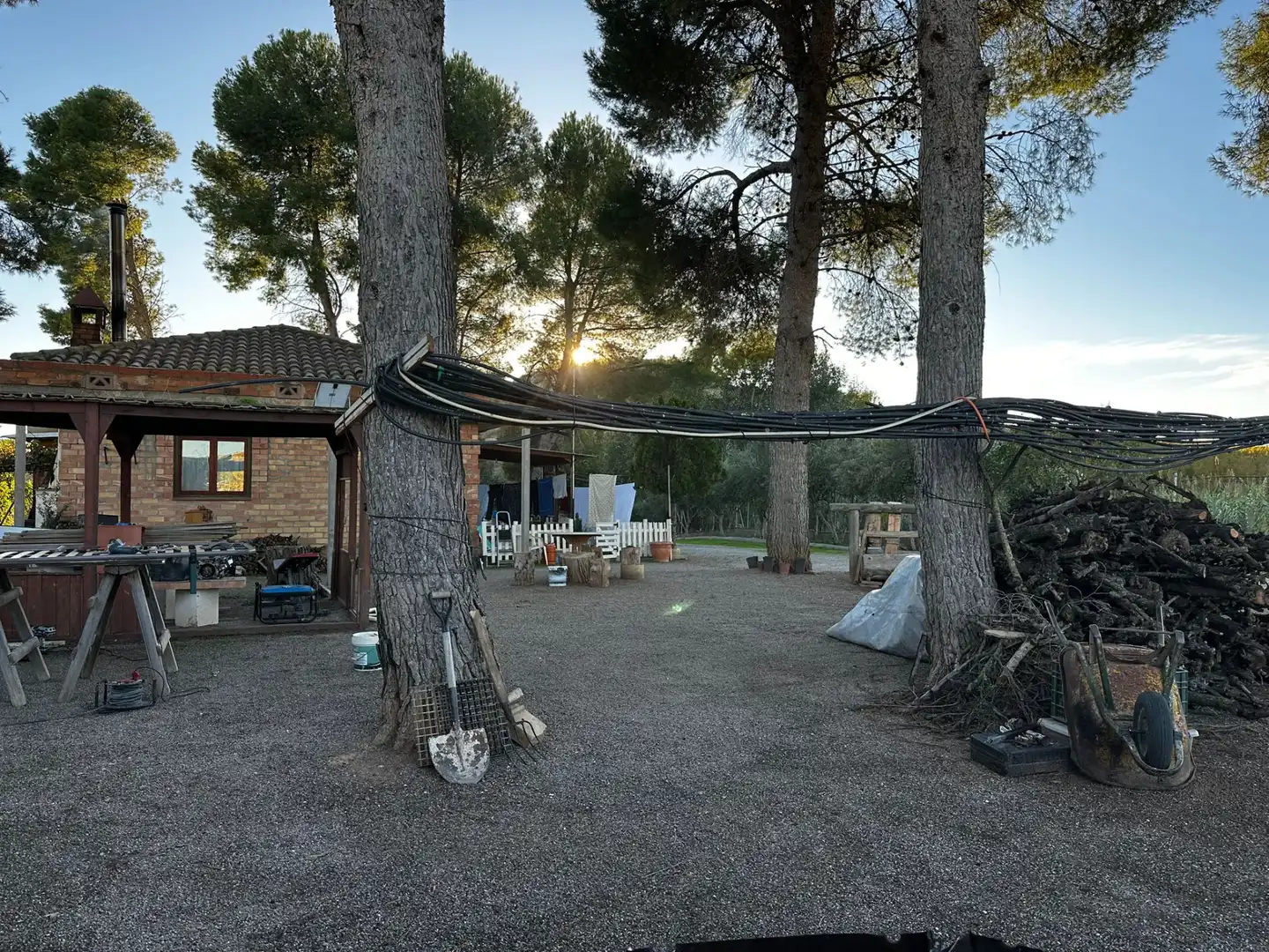 Terraza de Finca rústica en venta en Montoliu de Lleida con Calefacción, Jardín privado y Internet
