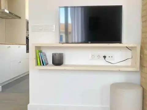 Living room of Flat for rent in  Valencia Capital  with Air Conditioner
