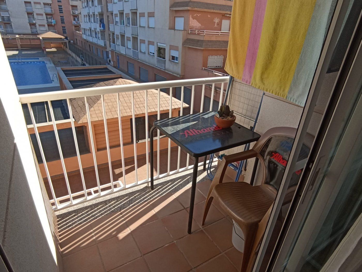 Balcony of Study for sale in Roquetas de Mar  with Air Conditioner, Terrace and Balcony