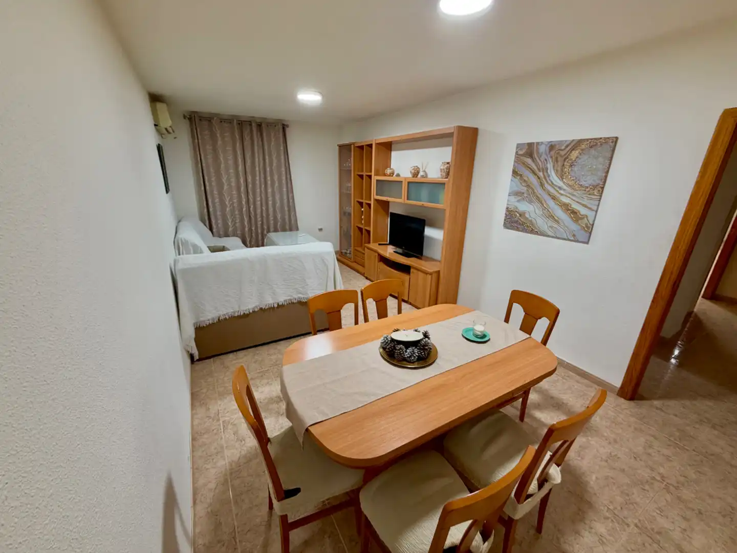 Dining room of Flat for rent in Berja  with Air Conditioner, Heating and Furnished