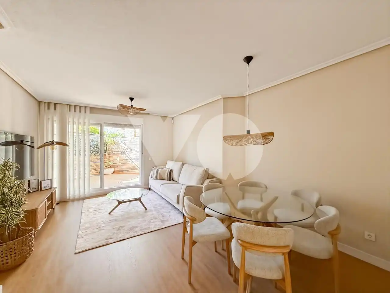 Wohnzimmer von Erdgeschoss zur Miete in Majadahonda mit Heizung, Privatgarten und Terrasse