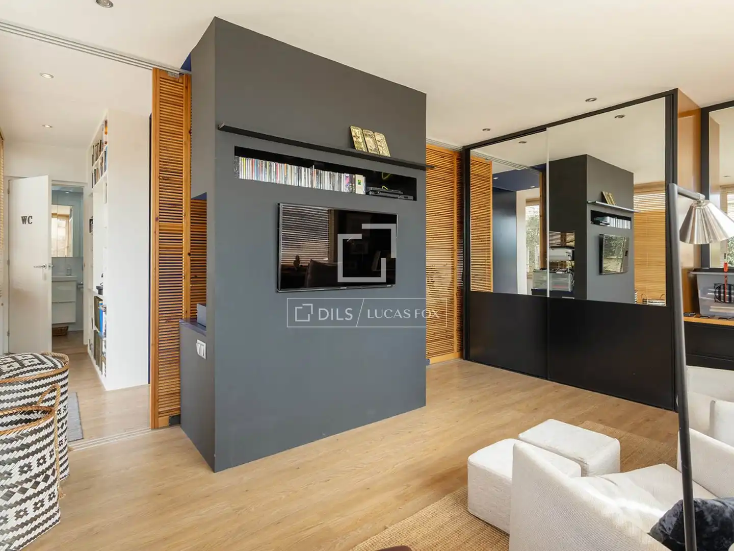 Sala d'estar de Àtic en venda en Barcelona amb Aire condicionat, Calefacció i Terrassa