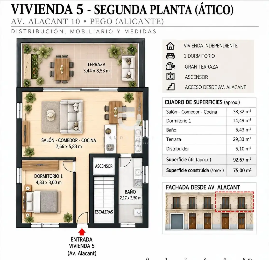 House with terrace for sale in Pego, imagen 57