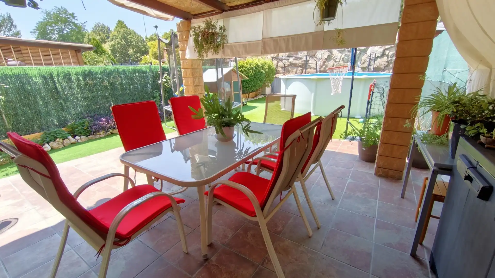 Terraza de Casa adosada en venta en Sant Salvador de Guardiola con Calefacción, Jardín privado y Parquet