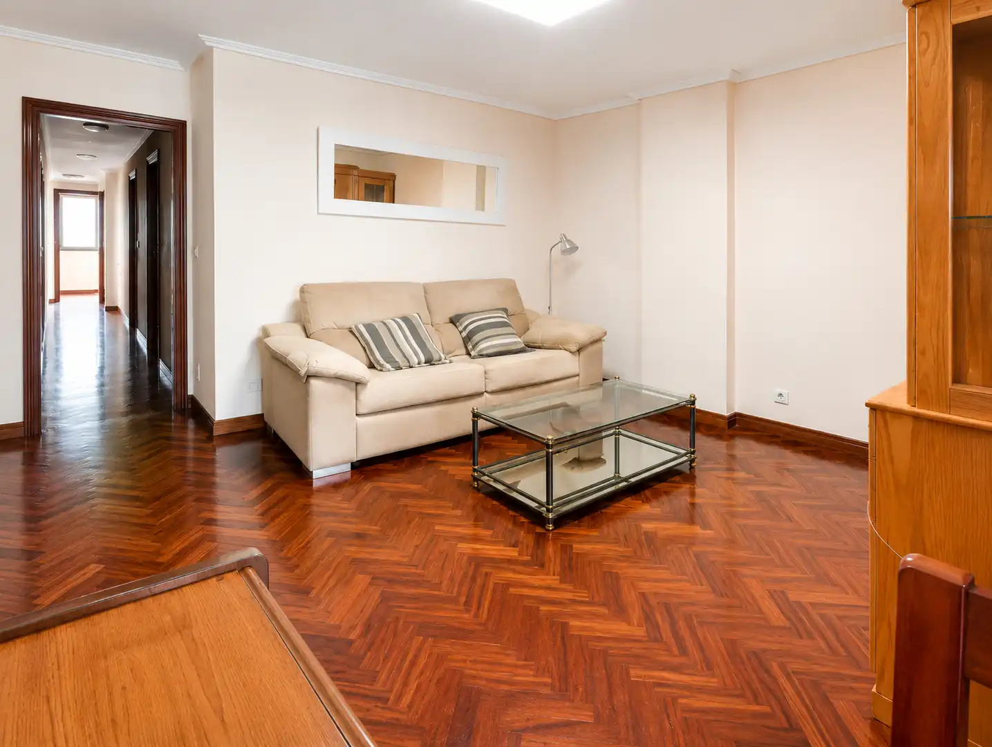 Sala de estar de Piso de alquiler en Santander con Calefacción, Trastero y Amueblado