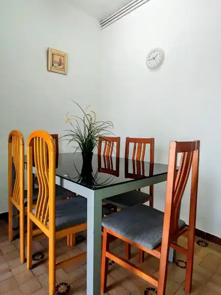Dining room of Flat for sale in Barcelona  with Heating, Furnished and Oven