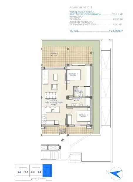Appartement compact avec piscine à vendre à Las Lomas de Rame - Bahía Bella, imagen 15