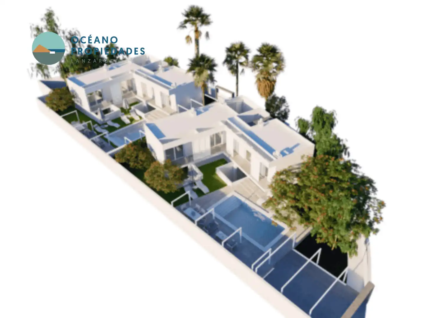 Vista exterior de Casa o xalet en venda en Yaiza amb Jardí privat, Terrassa i Piscina