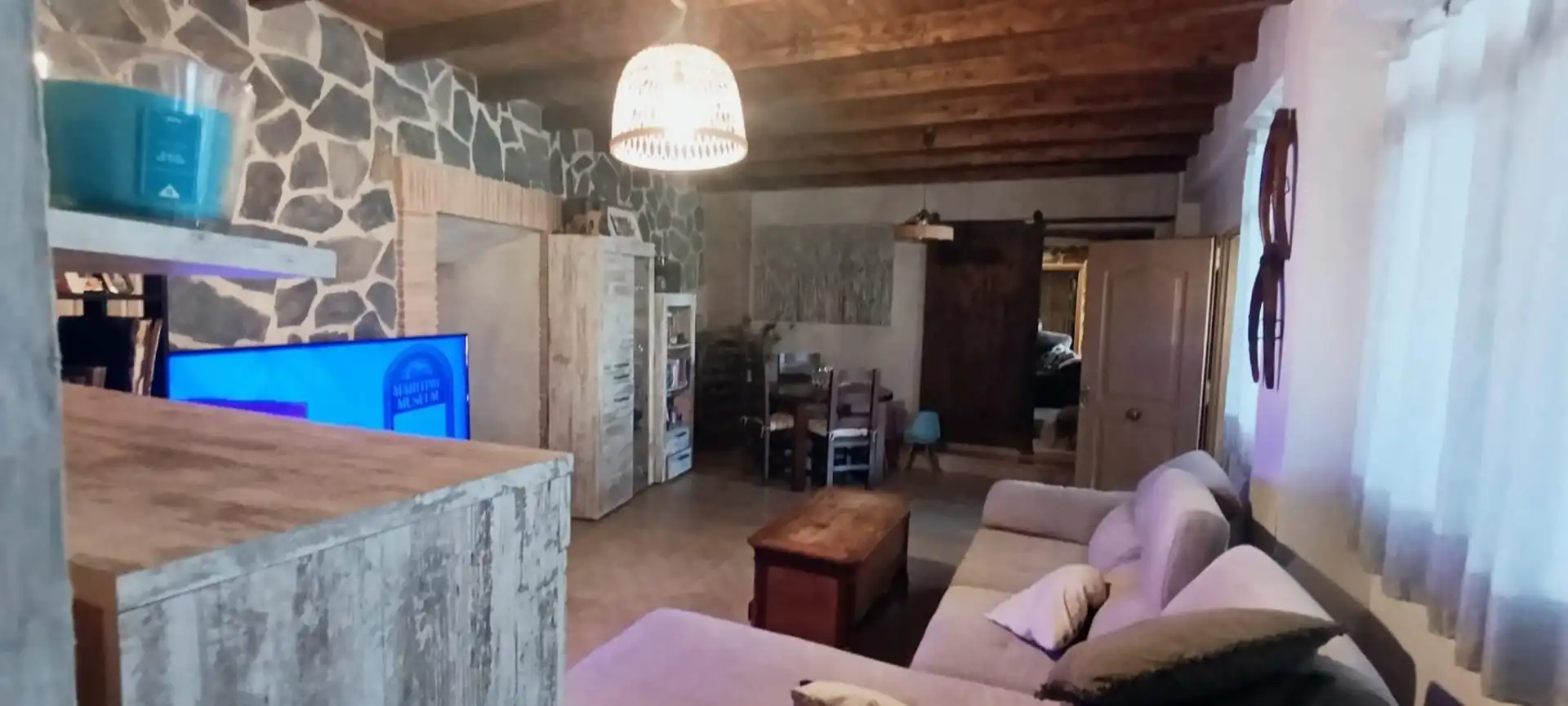 Sala de estar de Casa o chalet en venta en Algueña con Jardín privado, Terraza y Trastero