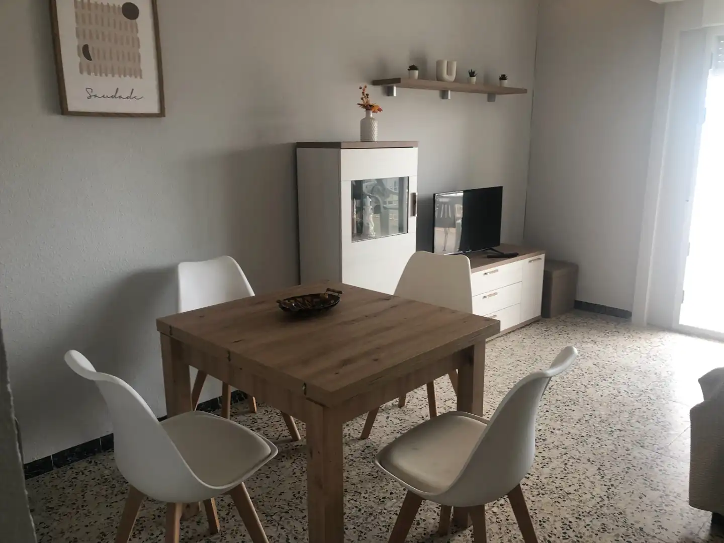 Dining room of Apartments for rent in Santa Pola  with Terrace, Furnished and Oven