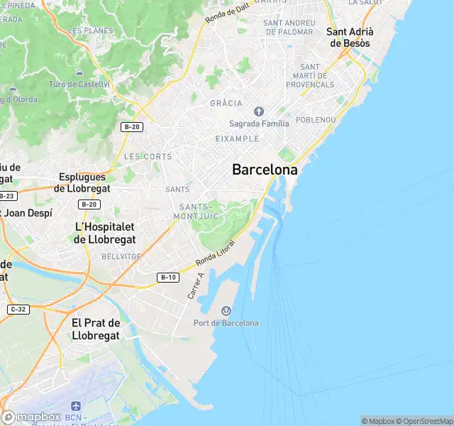 Vista exterior de Piso en venta en Barcelona