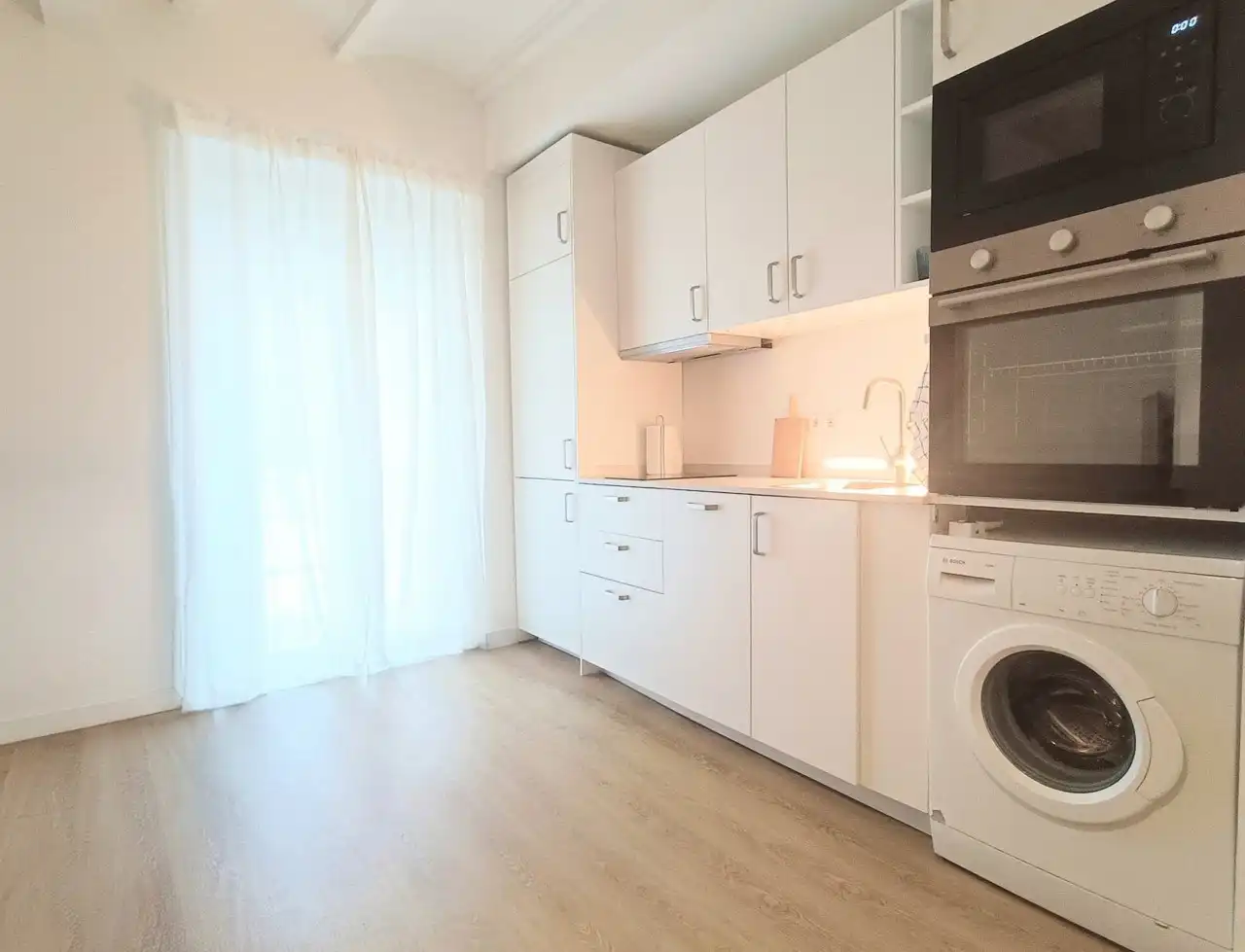 Küche von Wohnung zur Miete in Madrid mit Klimaanlage, Heizung und Möbliert