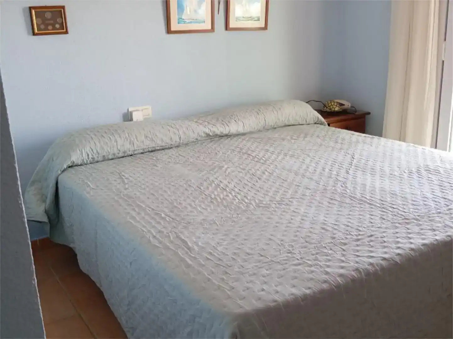 Schlafzimmer von Wohnung zur Miete in Mazagón mit Klimaanlage, Privatgarten und Schwimmbad