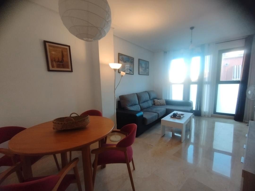 Sala d'estar de Apartament de lloguer en Alicante / Alacant amb Aire condicionat, Moblat i Balcó