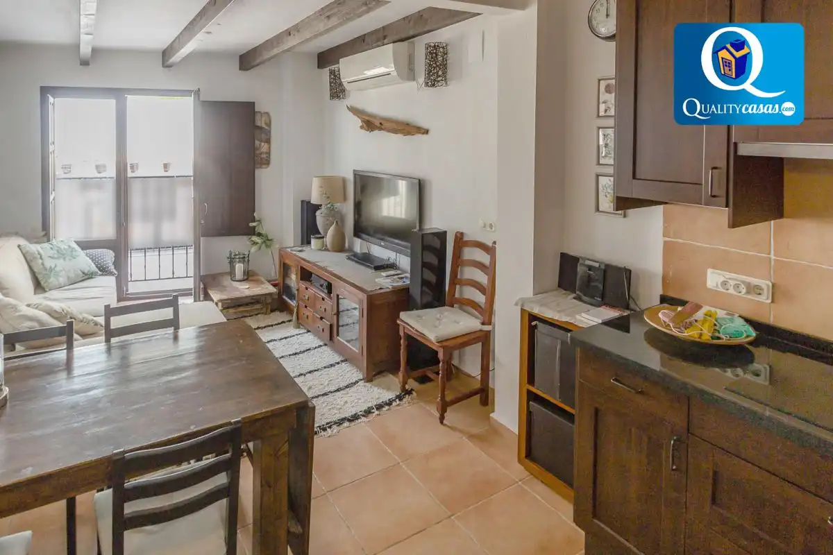 Wohnzimmer von Maisonette zum Verkauf in Alicante / Alacant mit Klimaanlage, Heizung und Terrasse
