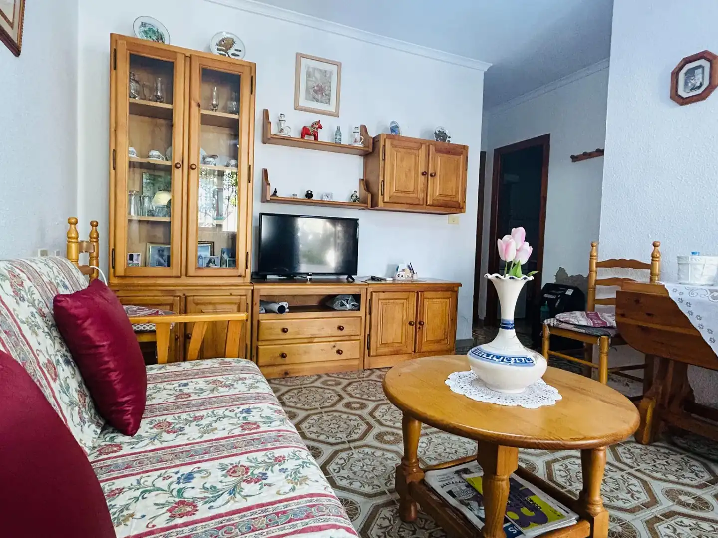 Sala d'estar de Casa o xalet en venda en San Pedro del Pinatar amb Aire condicionat, Jardí privat i Traster