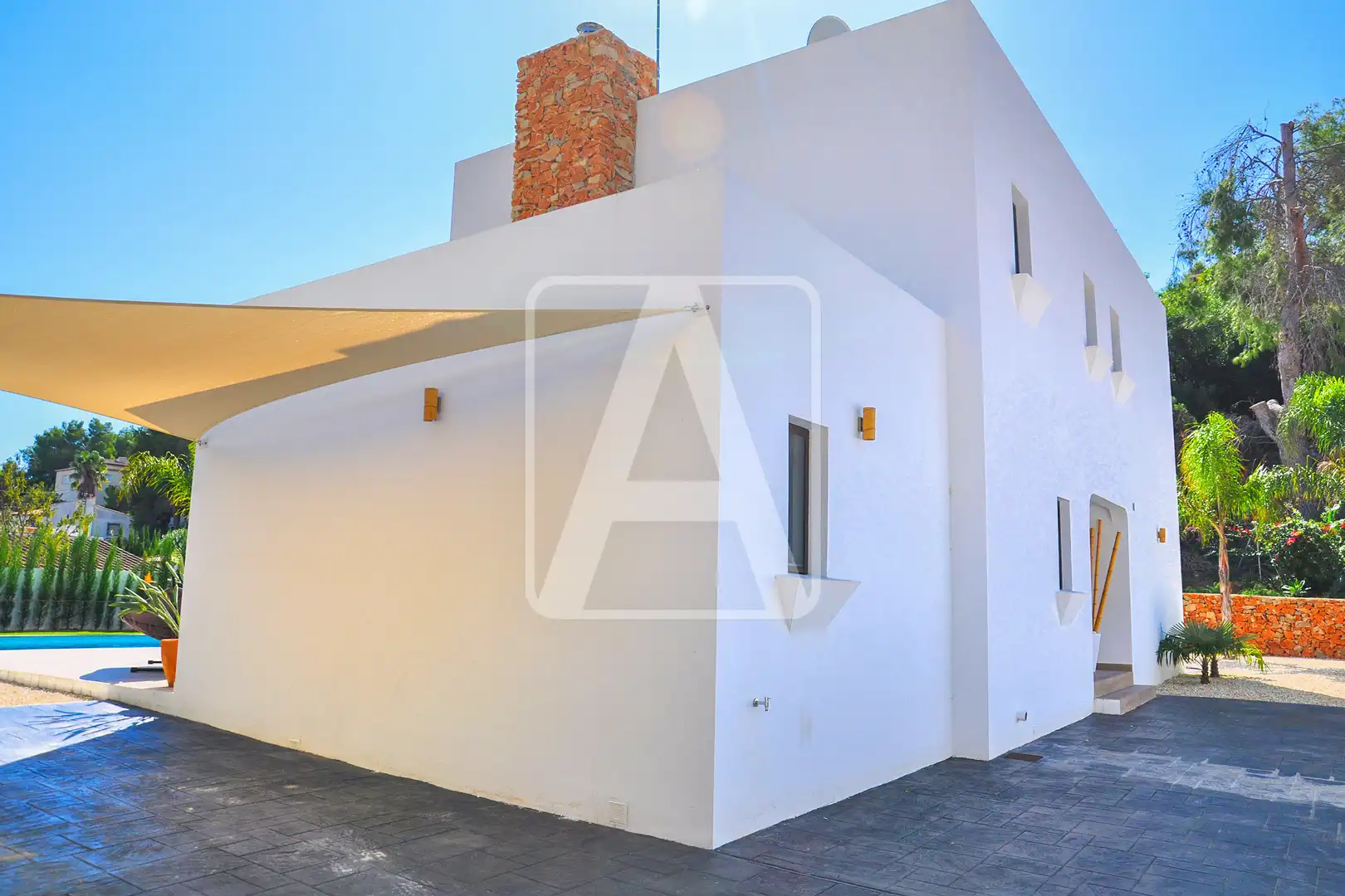 Vista exterior de Casa o chalet en venta en Benissa con Aire acondicionado, Calefacción y Jardín privado