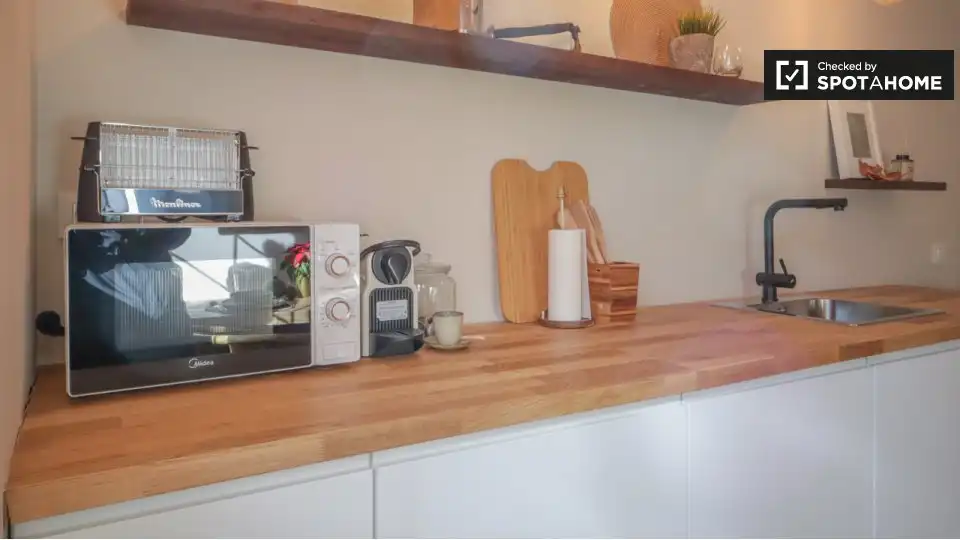 Cocina de Piso de alquiler en Las Rozas de Madrid con Aire acondicionado, Calefacción y Amueblado