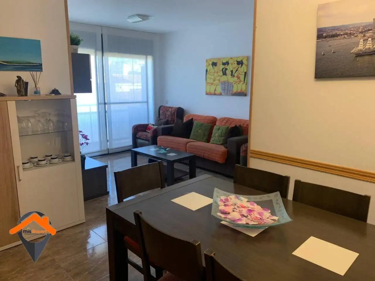 Sala d'estar de Pis en venda en L'Ampolla amb Aire condicionat, Calefacció i Traster