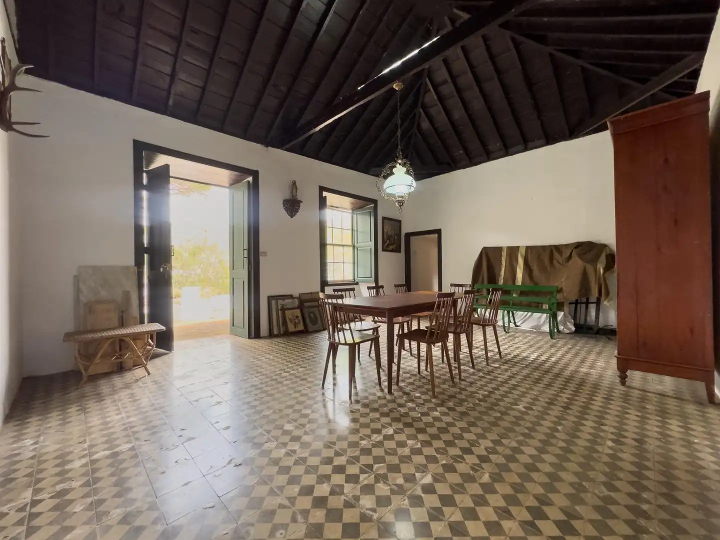 Menjador de Casa o xalet en venda en Tegueste amb Jardí privat, Terrassa i Balcó