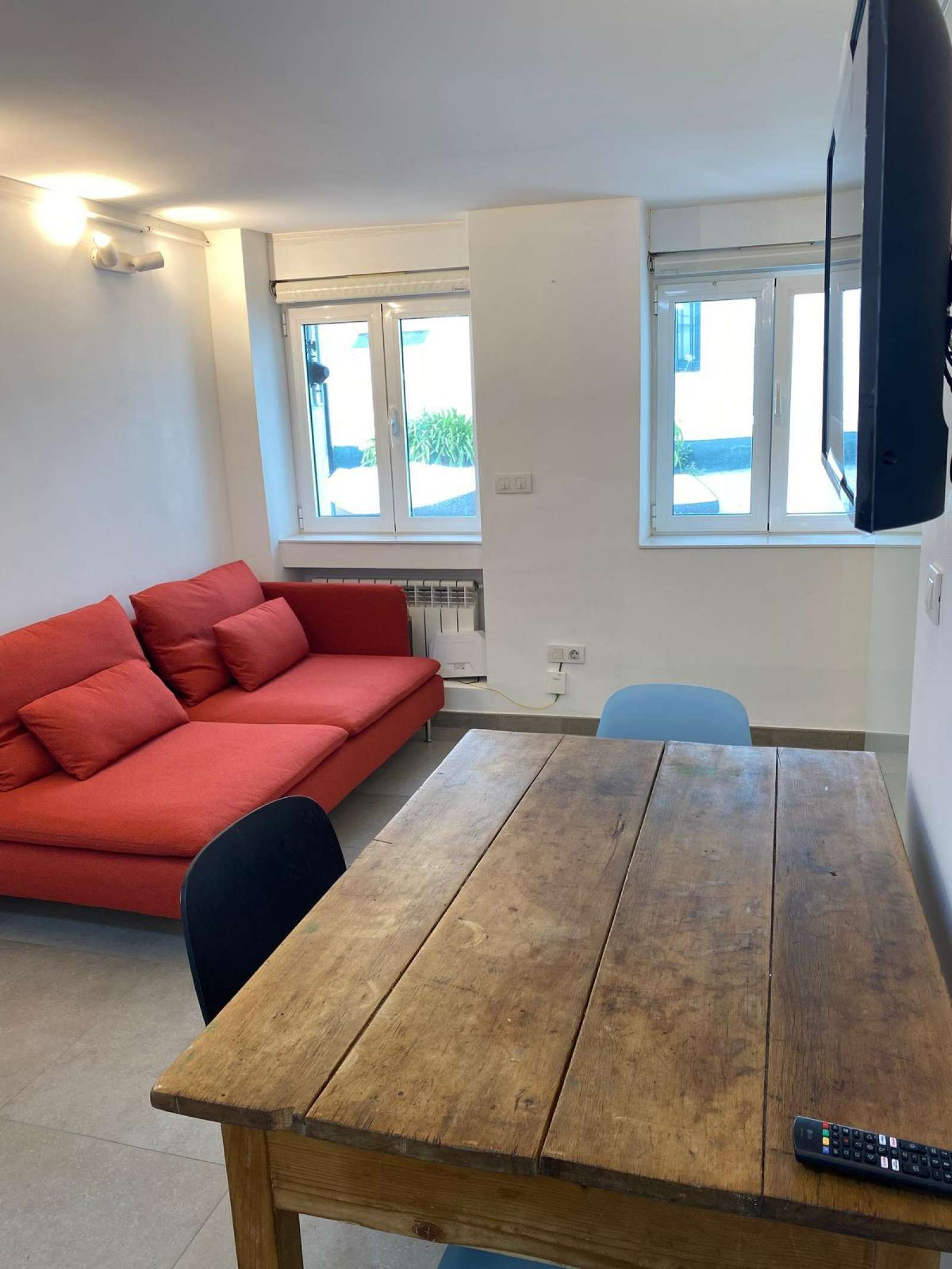 Sala de estar de Apartamento para compartir en Getxo  con Aire acondicionado, Calefacción y Terraza