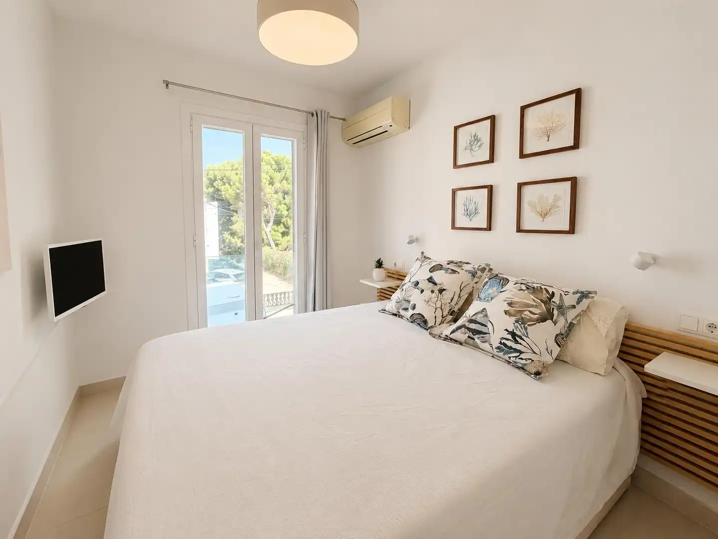 Bedroom of Flat for rent in Llucmajor  with Air Conditioner, Heating and Private garden