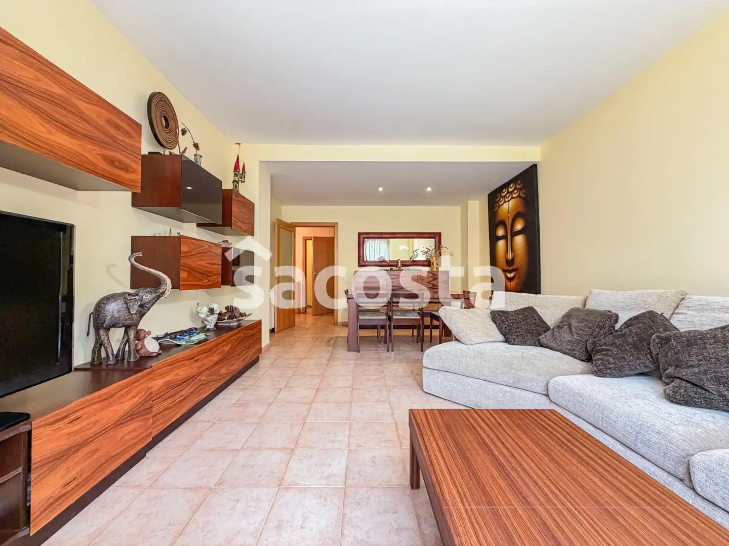 Sala de estar de Casa adosada en venta en Lloret de Mar con Aire acondicionado, Calefacción y Jardín privado