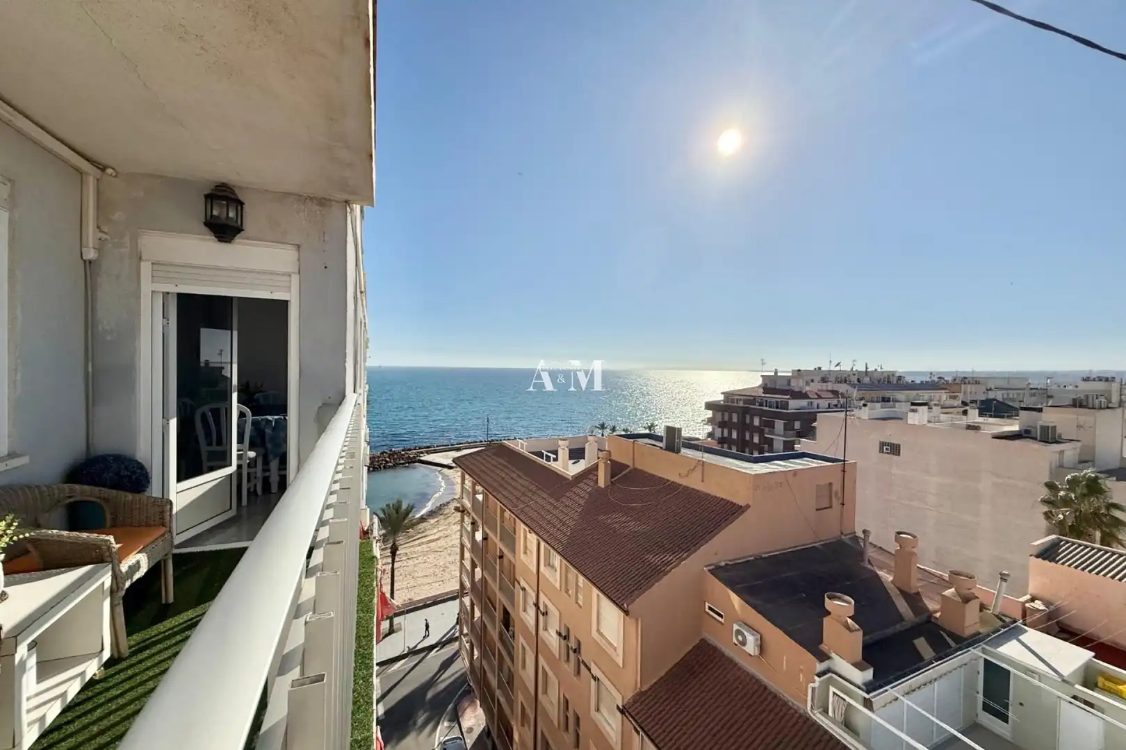 Terrassa de Pis de lloguer en Torrevieja amb Aire condicionat, Calefacció i Terrassa