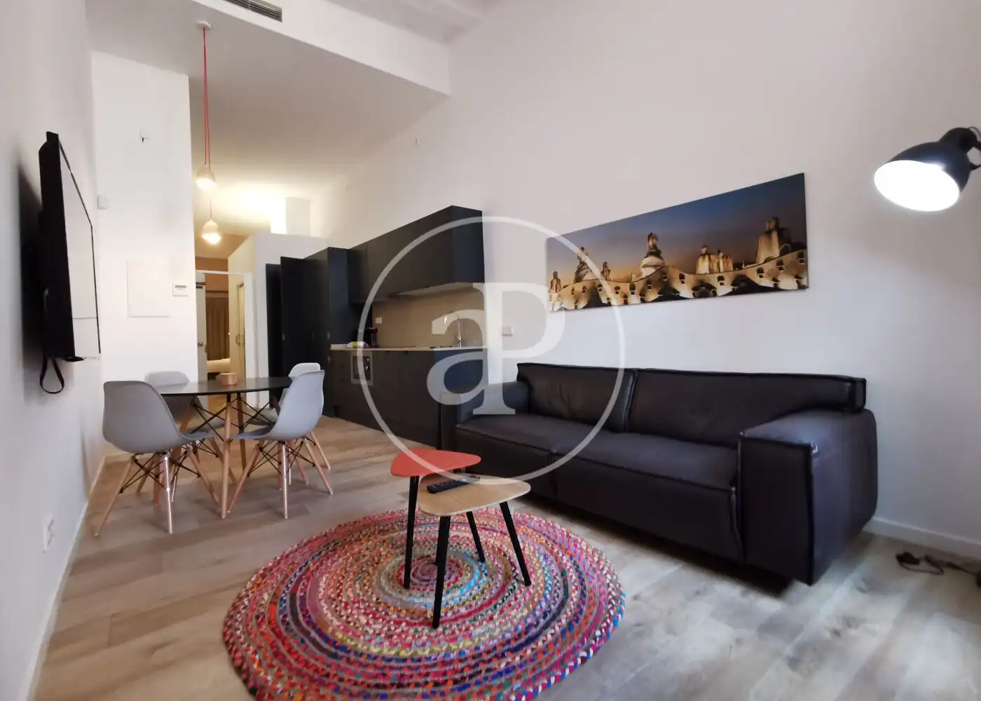 Sala de estar de Piso en venta en Barcelona con Aire acondicionado, Calefacción y Amueblado