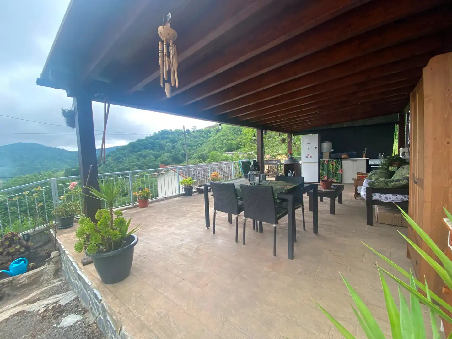 Terraza de Finca rústica en venta en San Martín del Rey Aurelio con Jardín privado, Terraza y Trastero