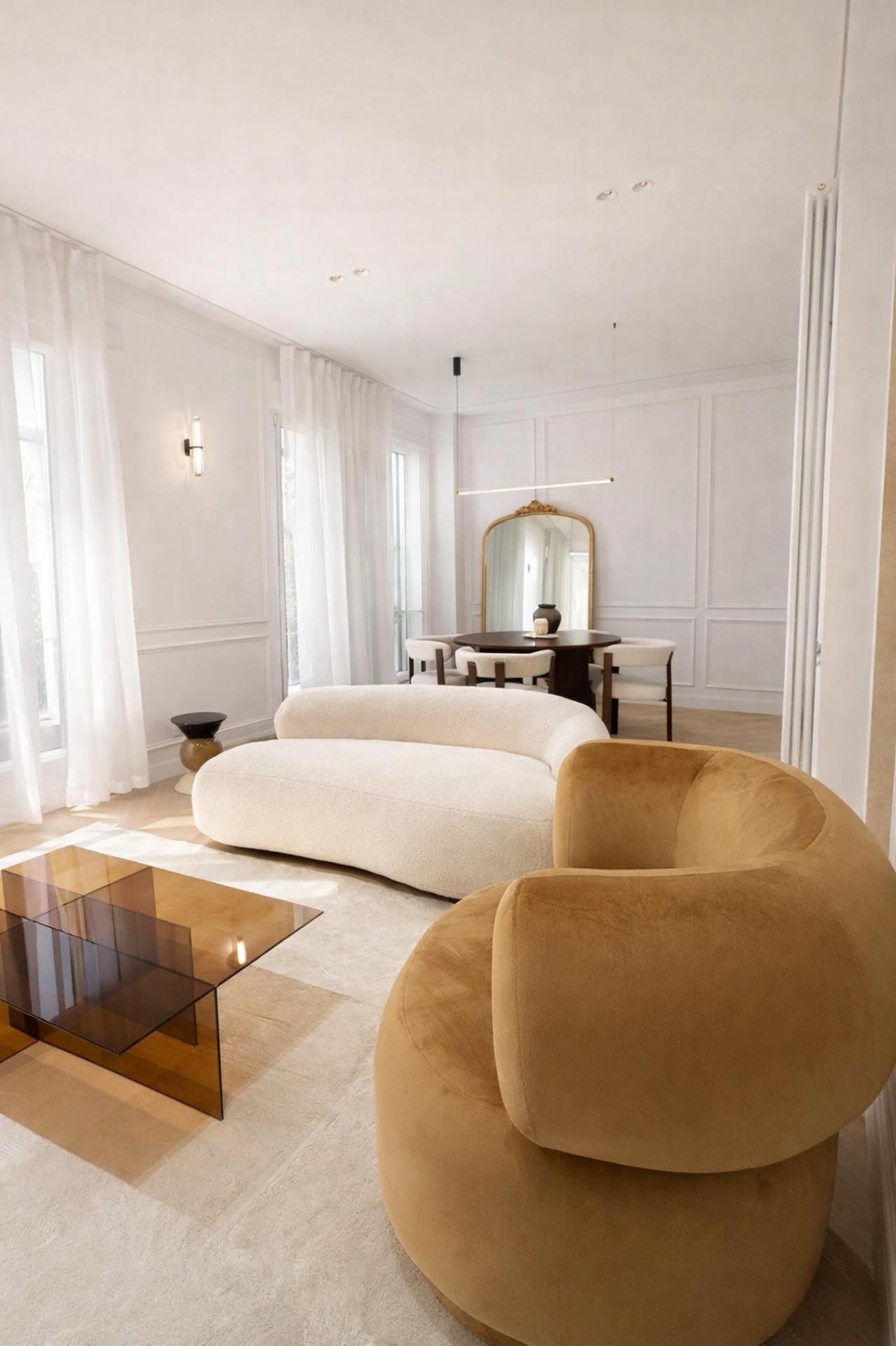 Sala de estar de Piso en venta en  Madrid Capital con Aire acondicionado, Calefacción y Parquet