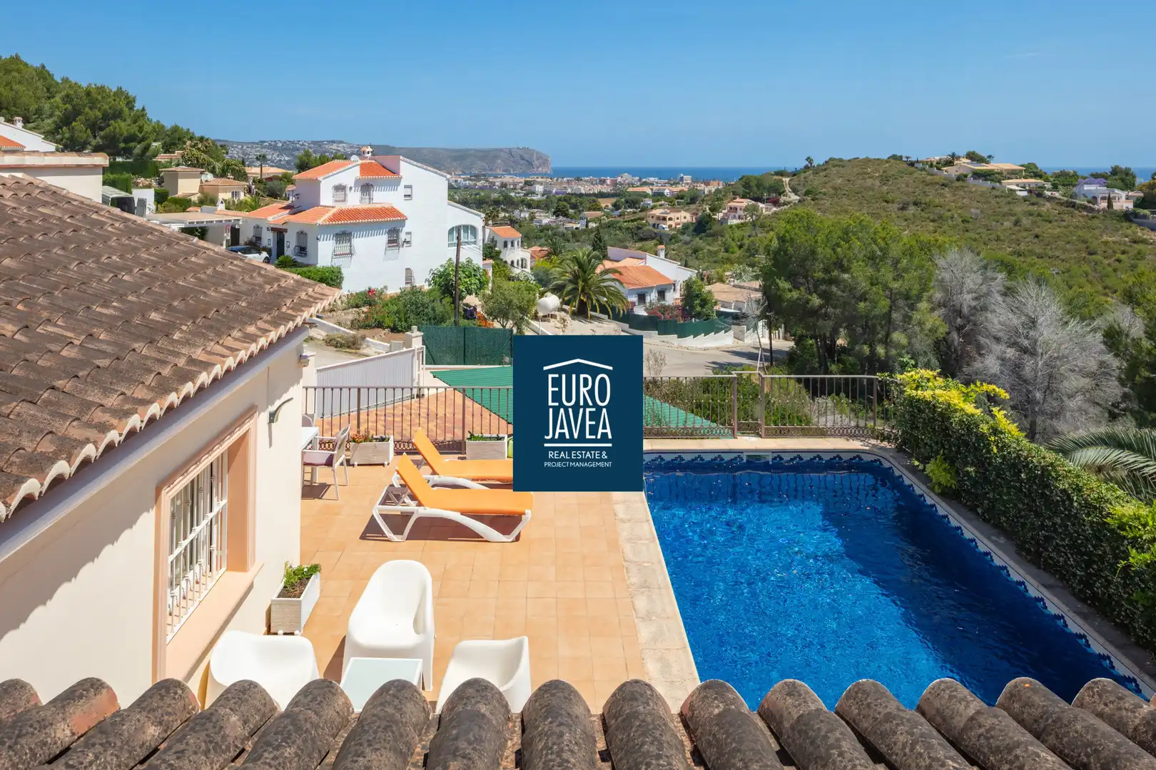 Vista exterior de Casa o chalet en venta en Jávea / Xàbia con Aire acondicionado, Jardín privado y Terraza