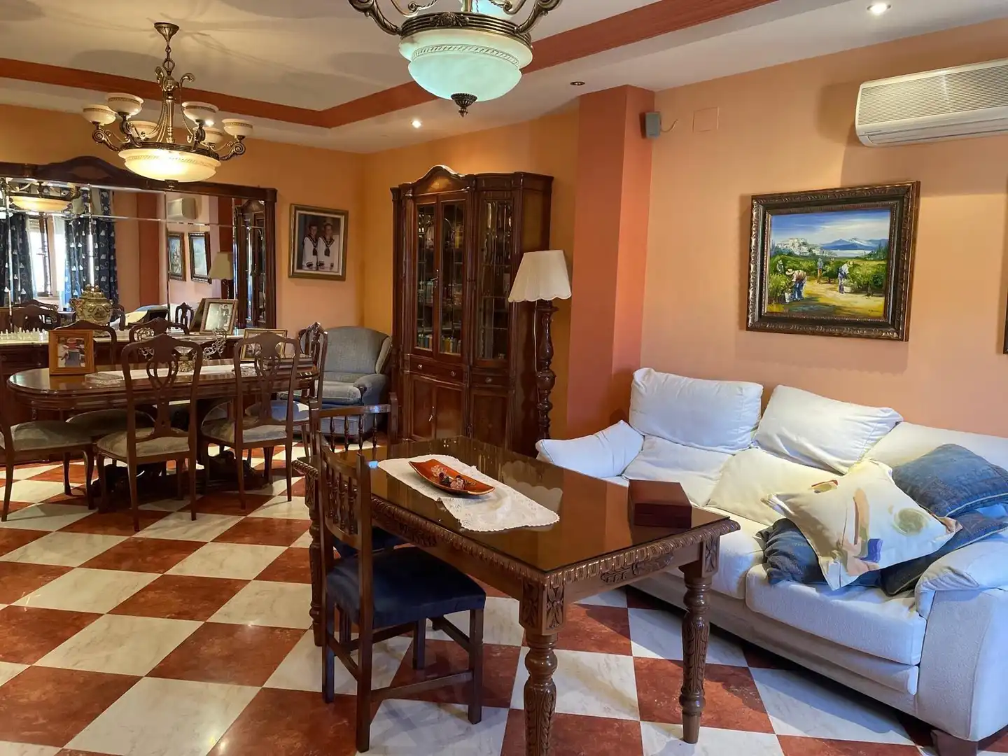 Dining room of Houses for sale in Chimeneas  with Air Conditioner, Private garden and Terrace