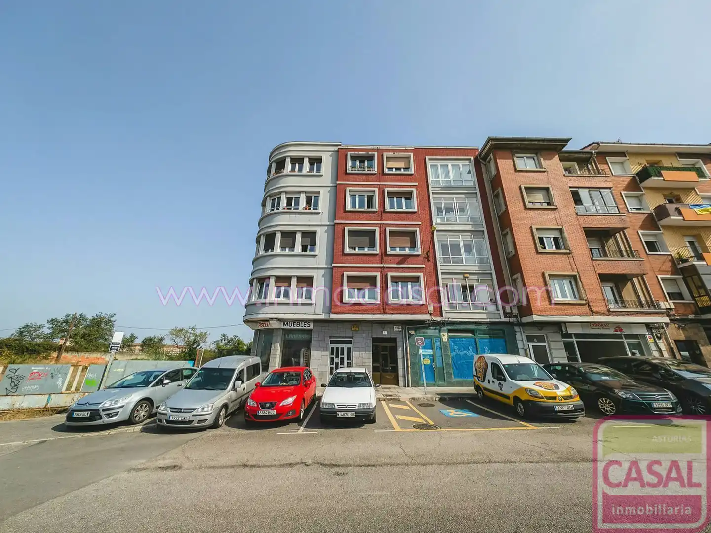 Exterior view of Flat for sale in Avilés  with Heating and Terrace