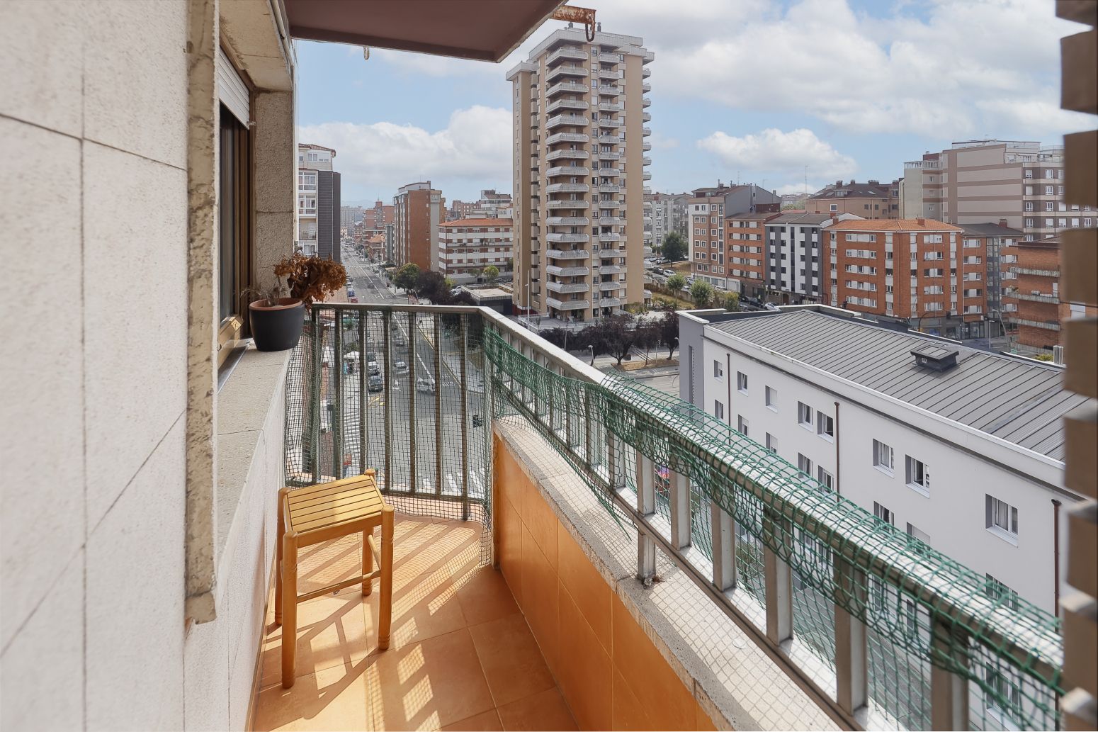 Balcony of Flat for sale in Gijón   with Heating, Parquet flooring and Terrace