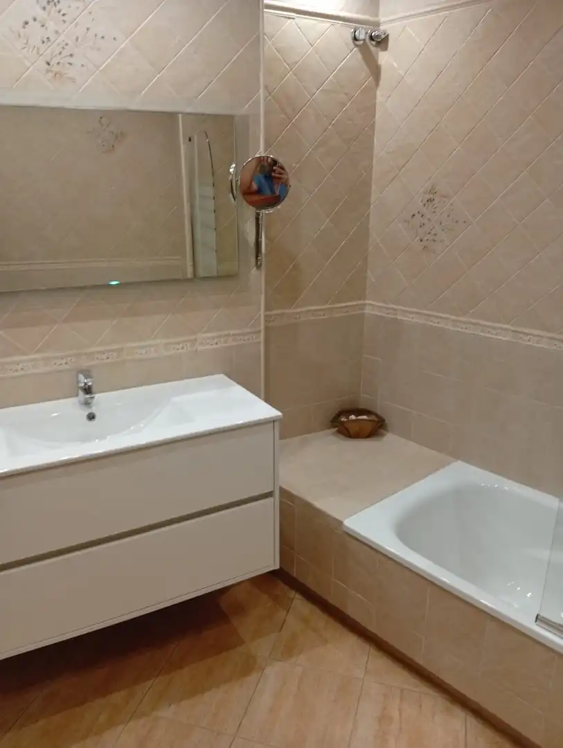Bathroom of Flat for rent in Málaga  with Air Conditioner and Furnished