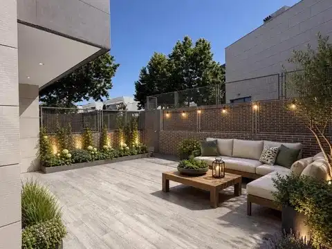 Terraza de Casa adosada en venta en Boadilla del Monte con Aire acondicionado, Calefacción y Jardín privado