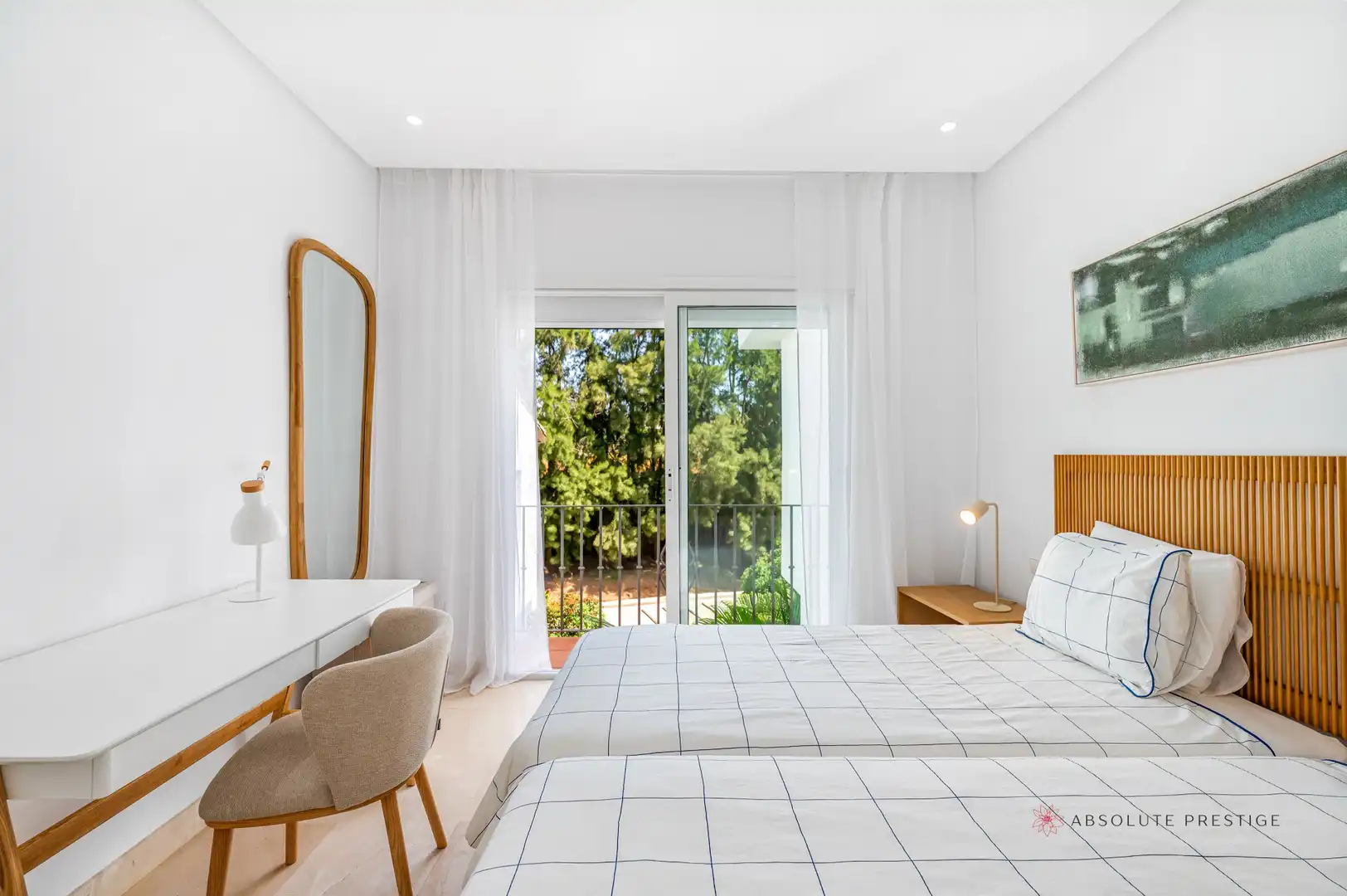 Bedroom of Attic for rent in Estepona  with Air Conditioner, Terrace and Swimming Pool