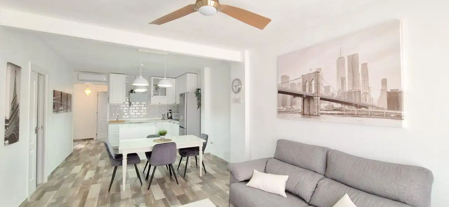 Living room of Ground floor for share in Elche / Elx  with Air Conditioner and Furnished