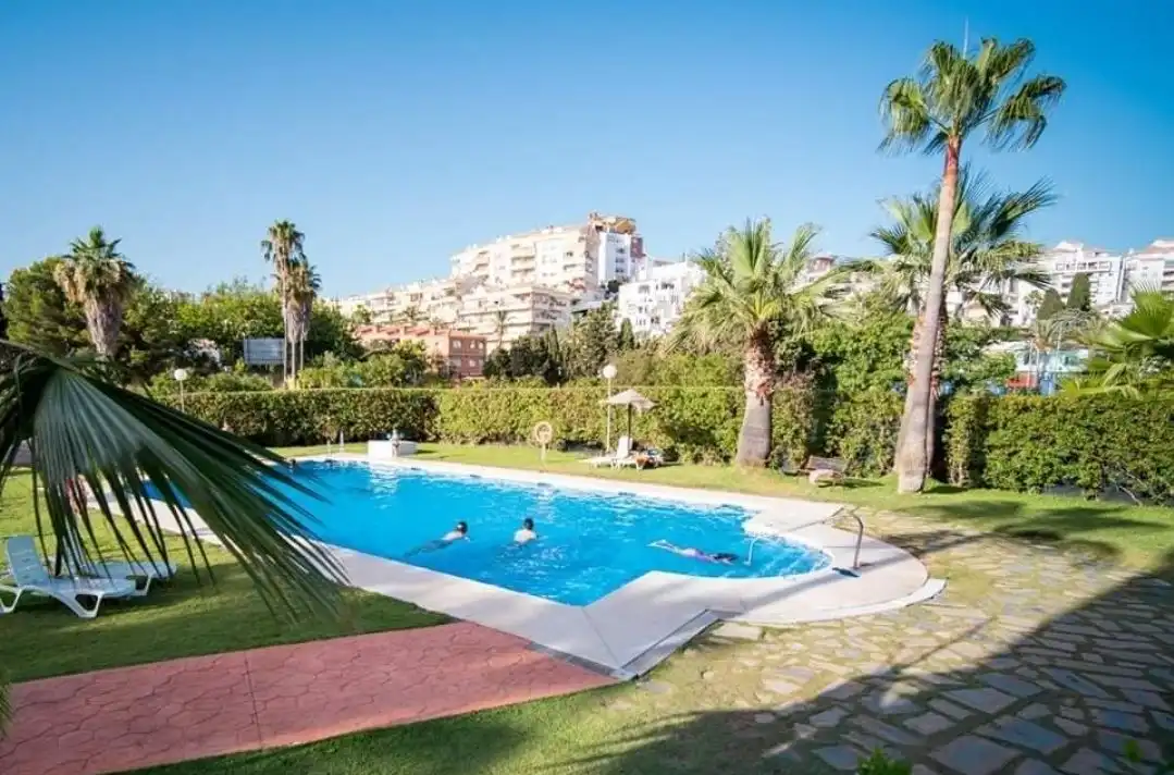 Swimming pool of Attic for sale in Benalmádena  with Air Conditioner, Heating and Terrace