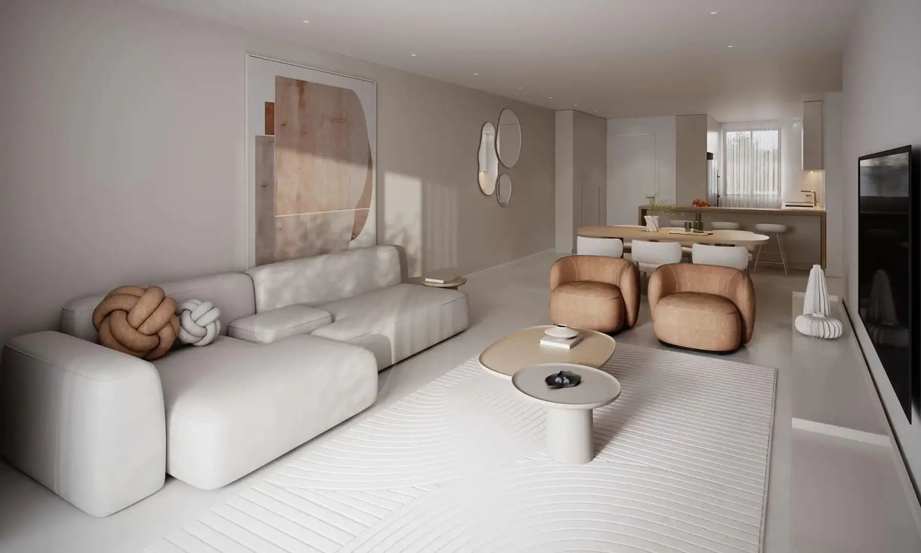 Sala d'estar de Àtic en venda en Estepona amb Piscina comunitària