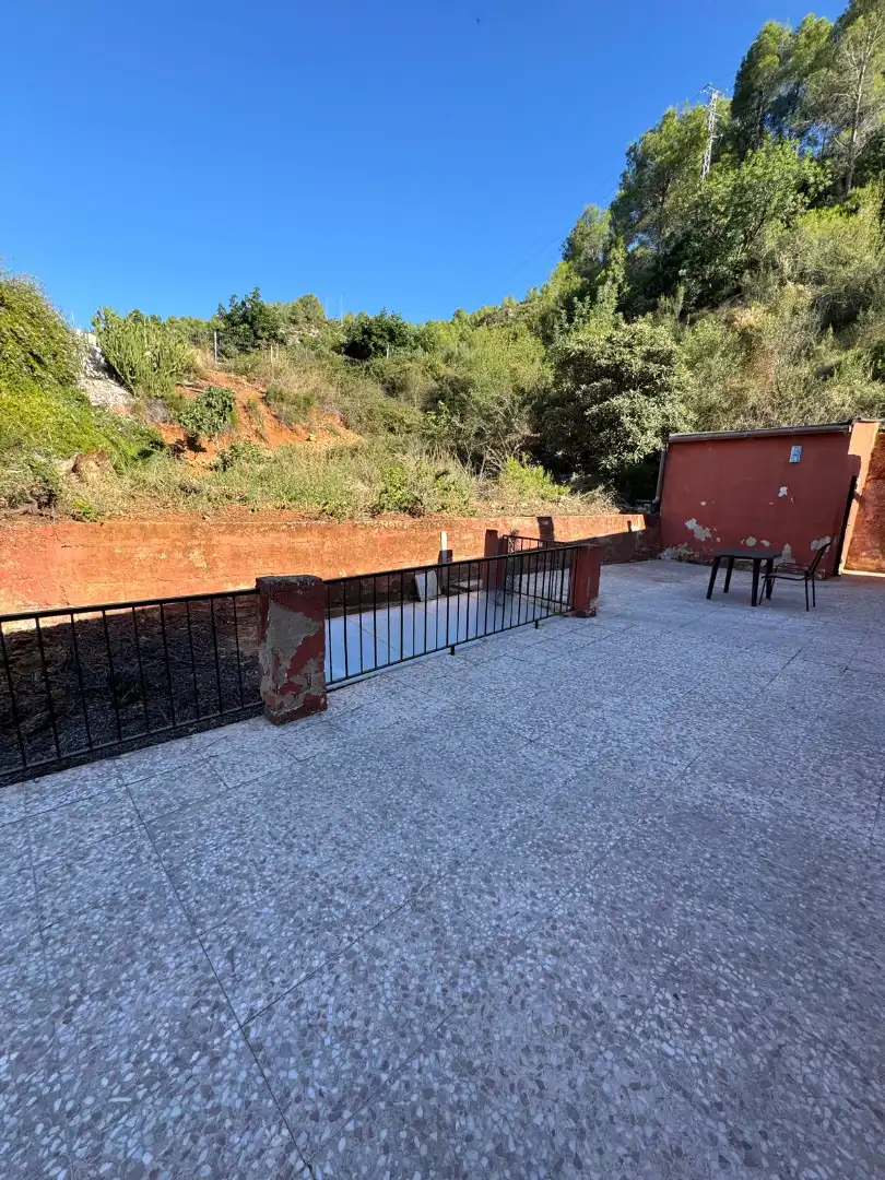 Terraza de Casa o chalet en venta en Vilallonga / Villalonga con Aire acondicionado, Jardín privado y Terraza