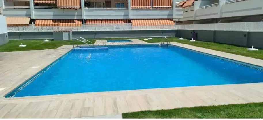 Swimming pool of Flat for rent in Torrox  with Terrace, Furnished and Oven