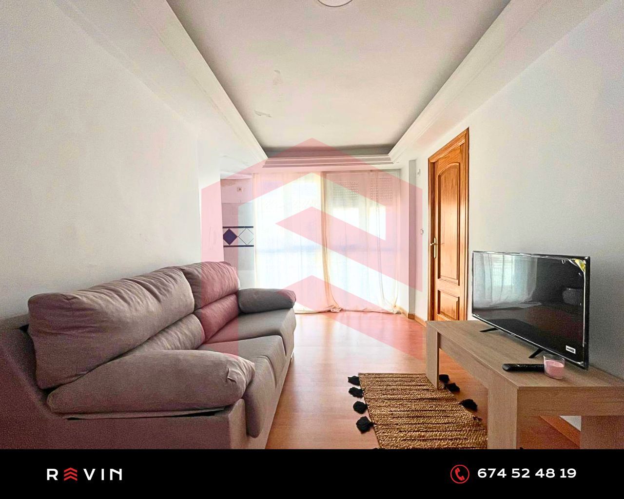 Living room of Flat to rent in  Jaén Capital  with Furnished