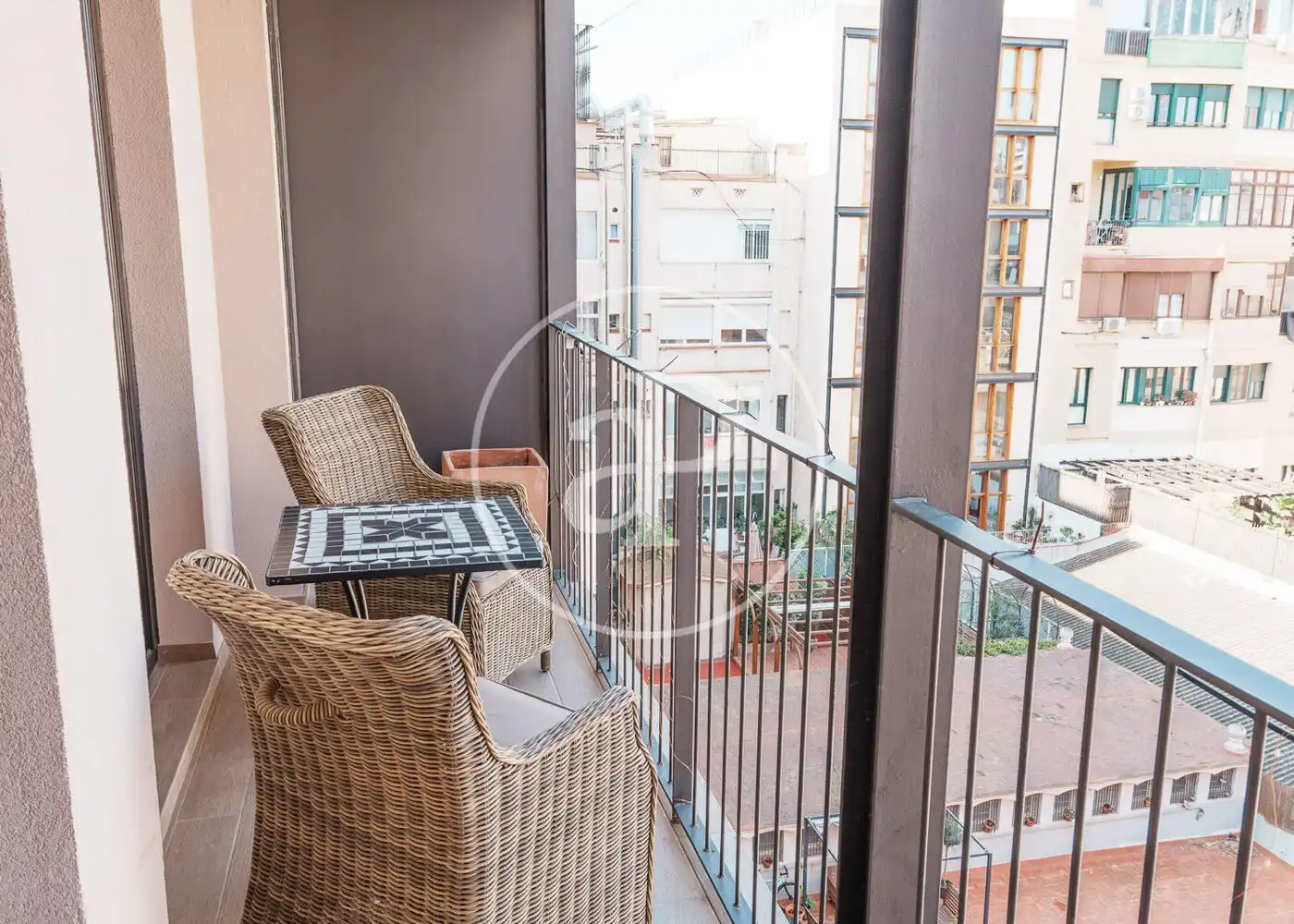 Terrasse von Dachboden zur Miete in Barcelona mit Klimaanlage, Heizung und Terrasse